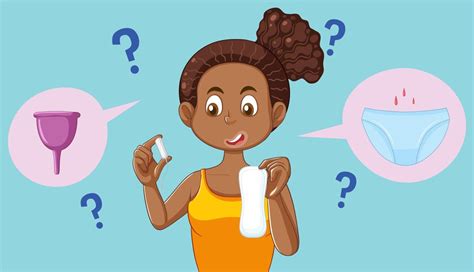 Primeira Menstruação Da Menina - Menina adolescente experimentando a primeira menstruação | Vetor Grátis