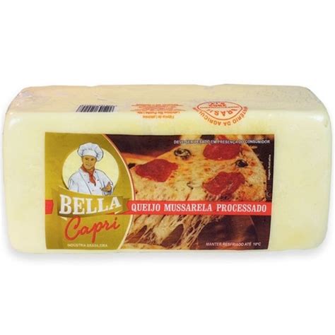 O Que É Mussarela Processada - QUEIJO MUSSARELA PROCESSADO BELLA CAPRI KG