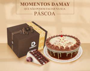 Páscoa Damay Damay Confeitaria Cafeteria