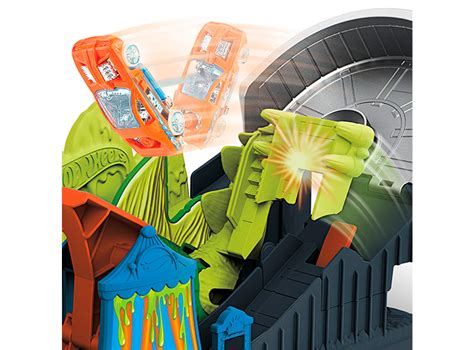 Ripley Pista Hot Wheels City Ataque Toxico Dinosaurio