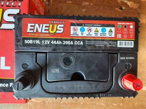 Аккумулятор Eneus, обратная (левое), 44 А.ч. корея, новый, в наличии ...