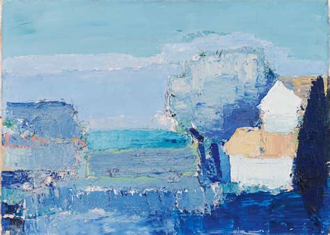 Nicolas de Staël Paysage de Provence 1953 Huile sur toile 33 x 46