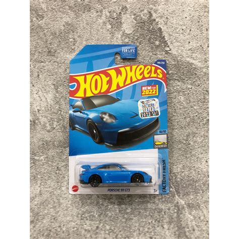 Hot Wheels Porsche Gt Blue Factory Sealed Fs Factory Fresh Shopee Philippines