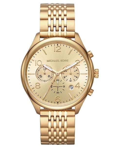 Venta Reloj Michael Kors Hombre Dorado En Stock