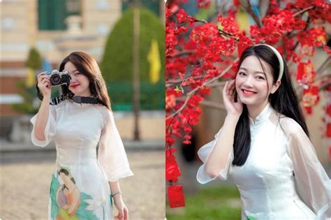 Hot girl Sài thành khoe body trong tà áo dài ít ai bì kịp Báo Kiến Thức