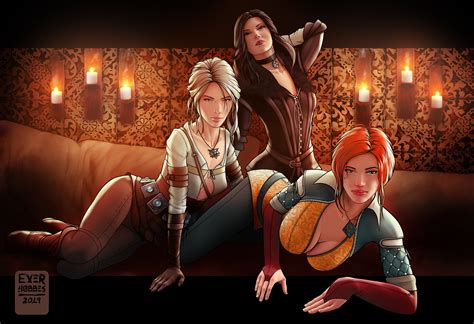 Artstation Witcher Girls