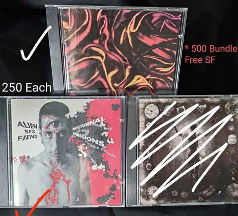 Alien Sex Fiend Miranda Sex Garden Bundle Hobbies Toys Music Media Cds Dvds On Carousell