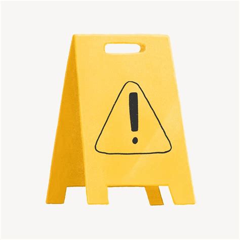 Warning Sign Aesthetic Illustration Free Photo Illustration Rawpixel