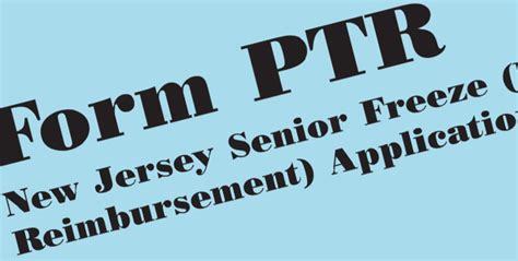 Nj Division Of Taxation Nj Division Of Taxation Senior Freeze