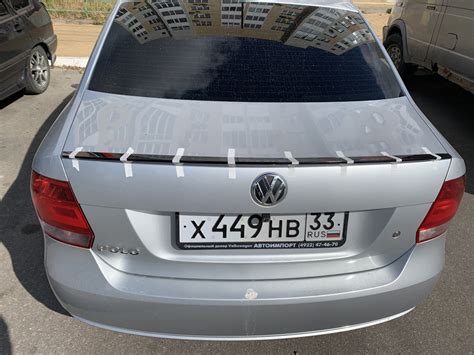 Лип-спойлер от MV-tuning — Volkswagen Polo Sedan, 1,6 л, 2015 года ...