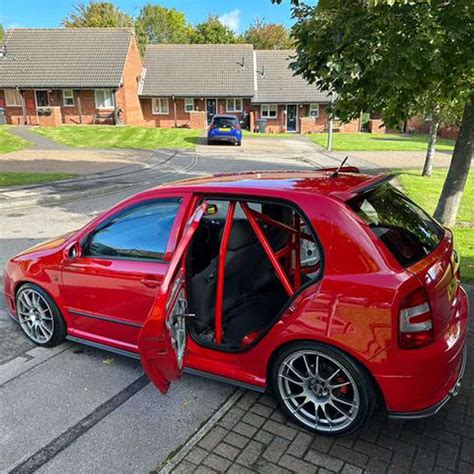 Skoda Fabia VRS MK1 Track Day Half Cage Roll Cage Manufacturer SWM