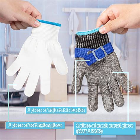 ARCLIBER Level 9 Cut Resistant Glove Stainless Steel Wire Metal Mesh