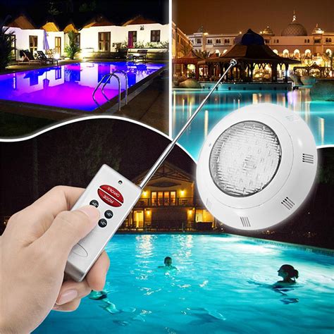 18W RGB LED Swimming Pool Light Underwater Waterproof Remote Control ...