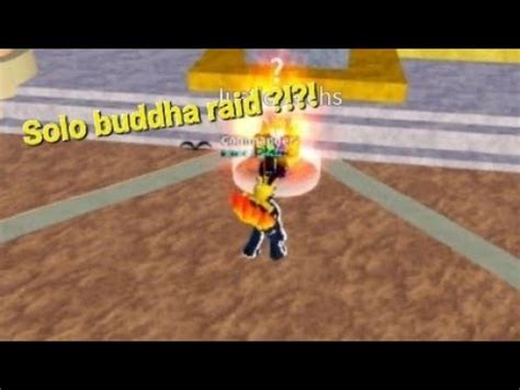 Solo Buddha Raid Without Ghoul Race Blox Fruits Youtube