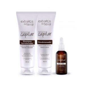 Kit Terapia Capilar Anti Queda Extratos Da Terra Mais Est Tica