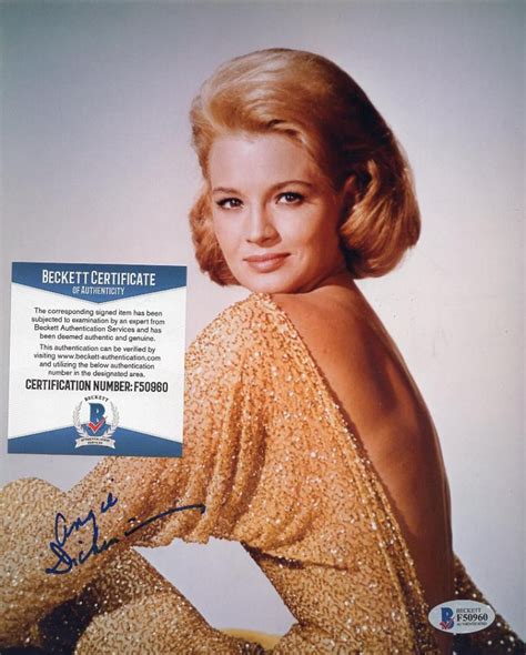 Angie Dickinson Autographed Signed Actress Sex Symbol X Photo Beckett
