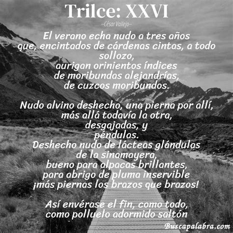 Poema Trilce Xxvi De C Sar Vallejo An Lisis Del Poema