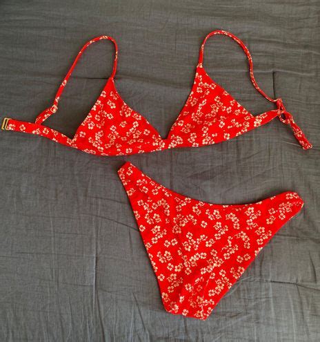 Kulani Kinis Bikini Set Red Size M Off Retail From Regan
