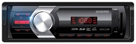 Купить Автомагнитола Digma DCR-350R - цена: 1323 ₽, характеристики ...