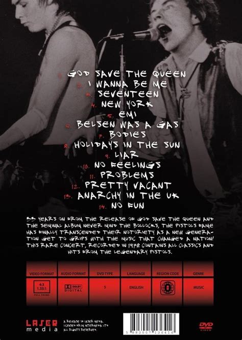 Sex Pistols Live In Concert Dvd Sex Pistols Muziek Bol