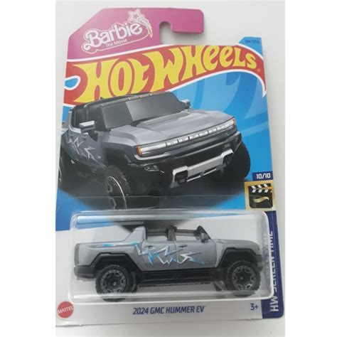 GMC Hummer EV Prata Barbie The Movie Hot Wheels Mattel Lote M