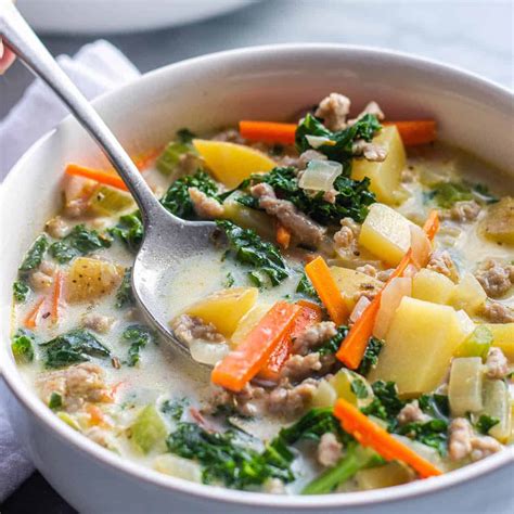 Sausage Kale And Potato Soup Dirt And Dough