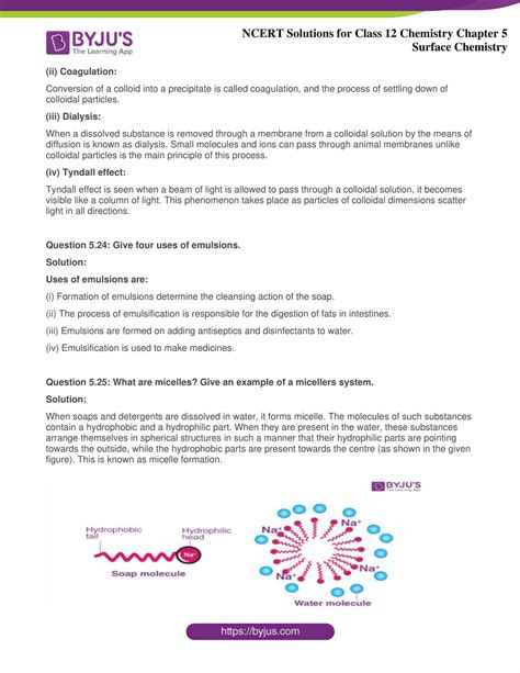 Ncert Solutions For Class 12 Chemistry Chapter 5 Surface Chemistry