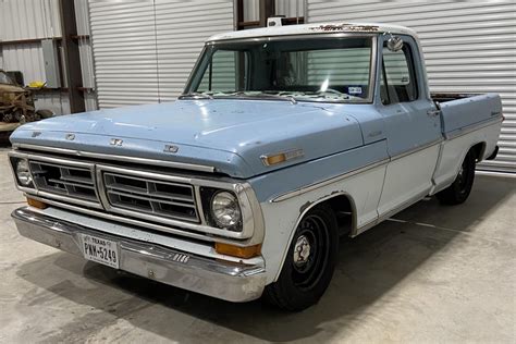 46l Powered 1970 Ford F 250 Sport Custom Pickup For Sale On Bat