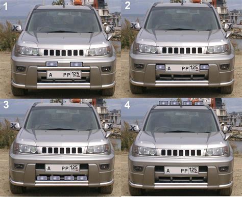 Новые туманки заняли свое место. — Nissan X-Trail I (t30), 2 л, 2001 ...