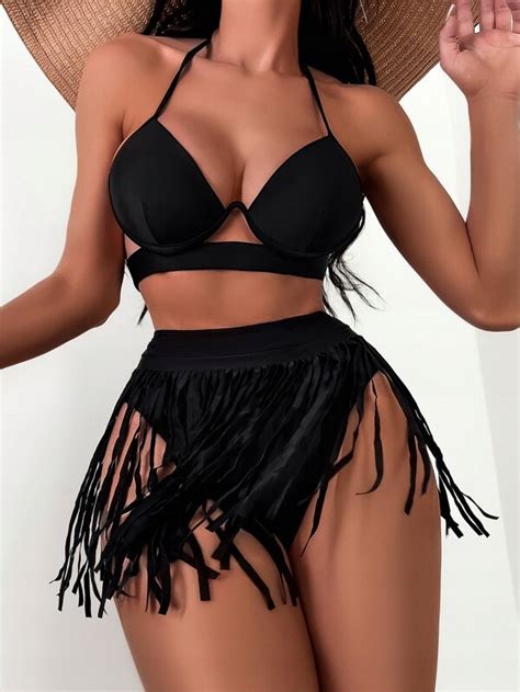 G Ra Bikini Czarna Wi Zana Niska Cena Na Allegro Pl