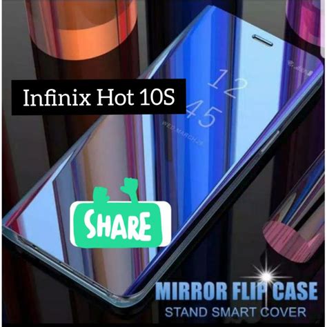 Jual FLIP MIRROR INFINIX HOT 10s Shopee Indonesia