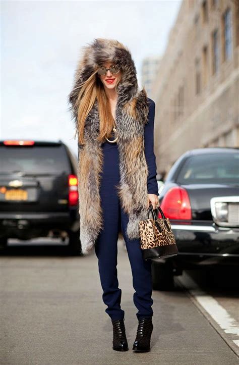 How To Chic How To Wear A Fur Vest 12 Outfits Ideas
