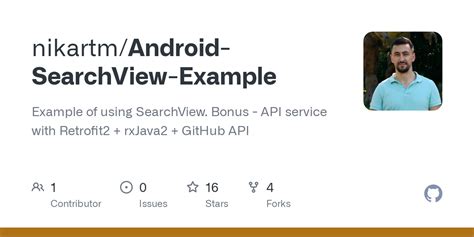 Github Nikartm Android Searchview Example Example Of Using