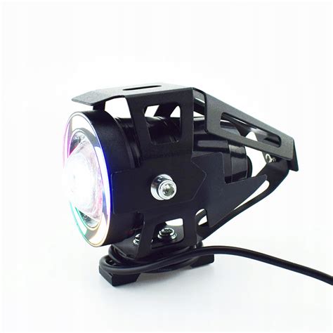 Halogeny Lampa Led Cree Rgb U Ring Motocykl Szt Allegro Pl