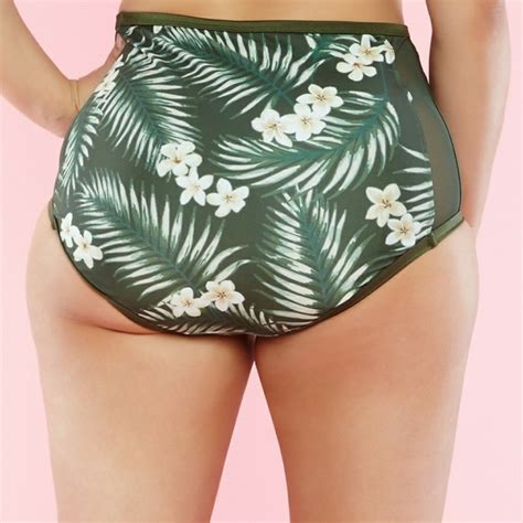 Swim Final Sale Plus Size Floral Mesh Bikini Set Poshmark