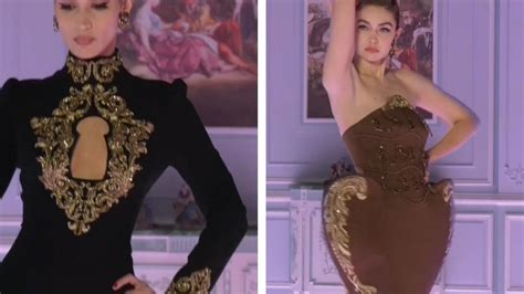 Gigi Und Bella Hadid Supermodel Schwestern Bei Moschino Video VIP De