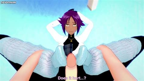 POV Hentai Footjob From Yoruichi Shihouin From Bleach Pornhub