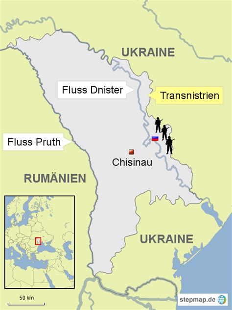 Stepmap Moldau Moldawien Landkarte Für Moldawien