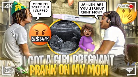 I Got A Girl Pregnant Prank On My Mom🤬 Bad Idea Youtube