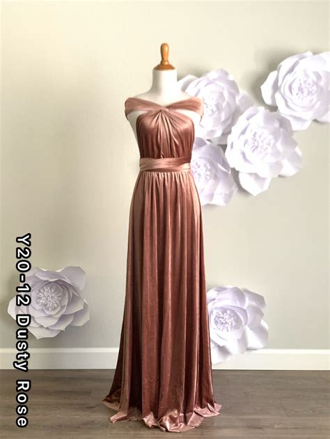Dusty Rose, Bridesmaid Dress , Infinity Dress Convertible Formal,wrap