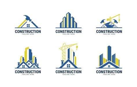 construction logo vector art icons  graphics