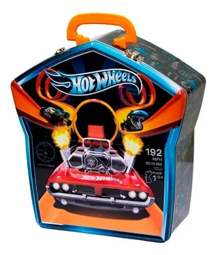 Lata Porta Autitos Hot Wheels Vamos A Jugar Mercadolibre