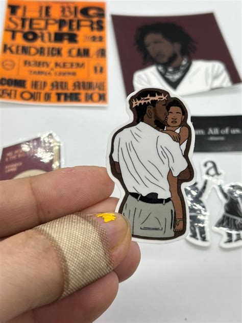 Kendrick Lamar Stickers Pglang Sticker Heart Part Kendrick Sticker Mr