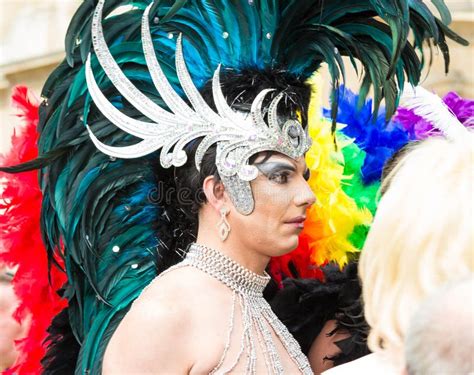 The Participant Of Gay Pride Parade In Paris France Editorial