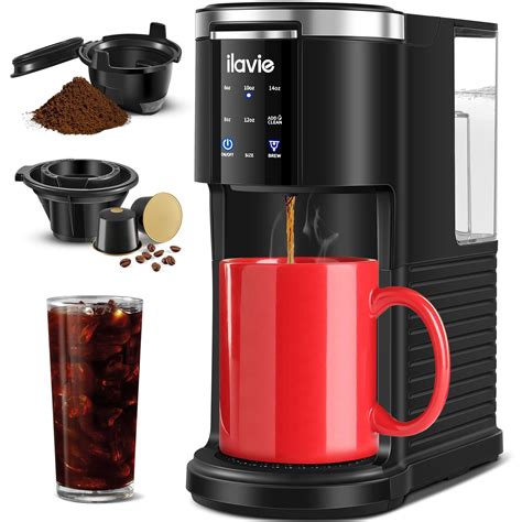 Single Serve Coffee Maker For K Cup And Ground Coffee Single Cup Coffee Maker With 40oz Removable