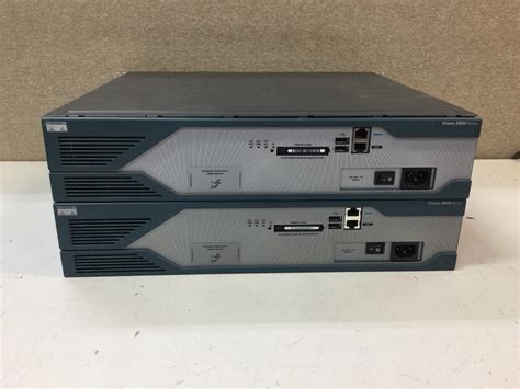 2x Cisco 2800 Series Integrated Service Routers Pid Cisco2821 V03 And V05