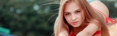 Скачать обои Model Blonde Close Up Tatiana Georgieva Sensual Gaze Don t Cha Wish раздел