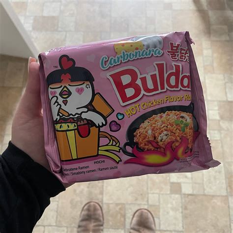Review Samyang Buldak Carbonara Hot Chicken Flavour Ramen