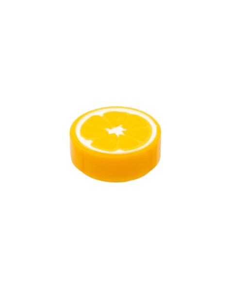 LEGO® Tile round 1x1 orange slice 98138pb262