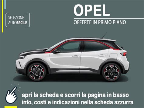 Offerta SUV E CrossOver Noleggio Lungo Termine OPEL Mokka 1 2 Turbo